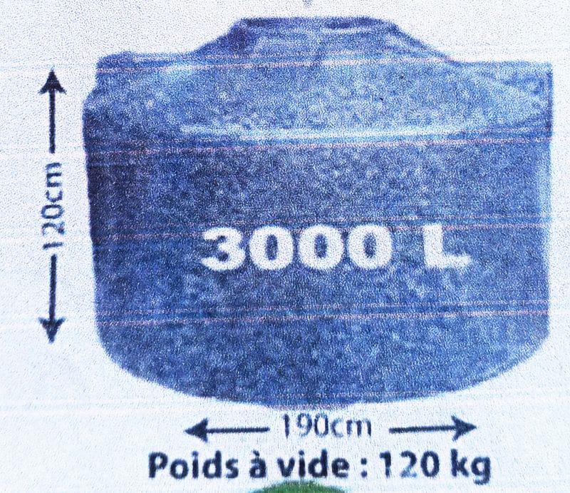 Citerne 3 000 L